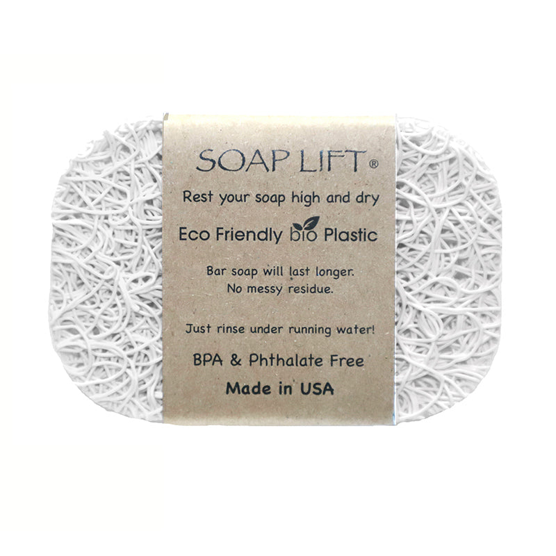 Soap Lift Original White keep soap dry by giving it a lift