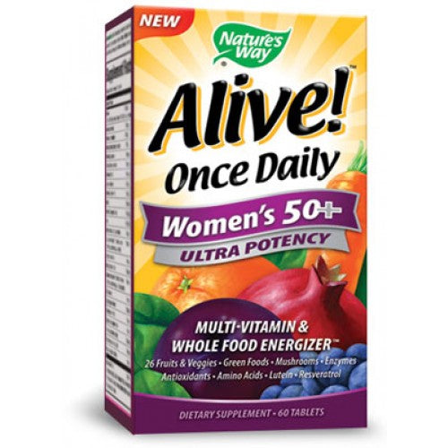 Alive!  Once Daily Women's 50+ Ultra Multi-Vitamin - 60 Day Supply