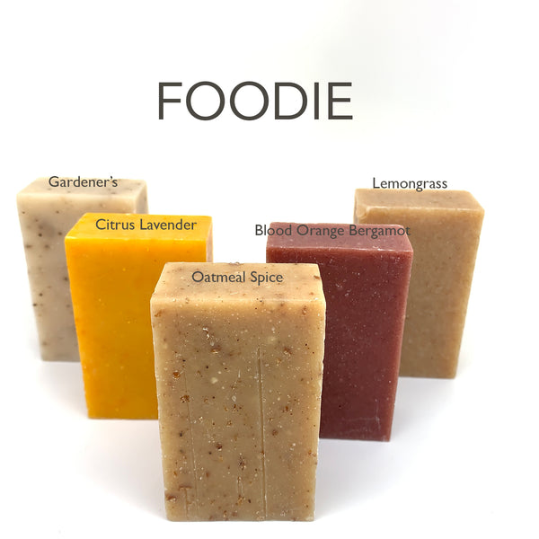 The Foodie Soap Box - Set of 5 Food-themed Soaps