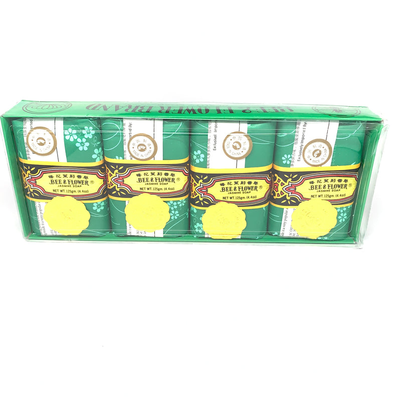Bee & Flower Jasmine Soap - 4 Pack