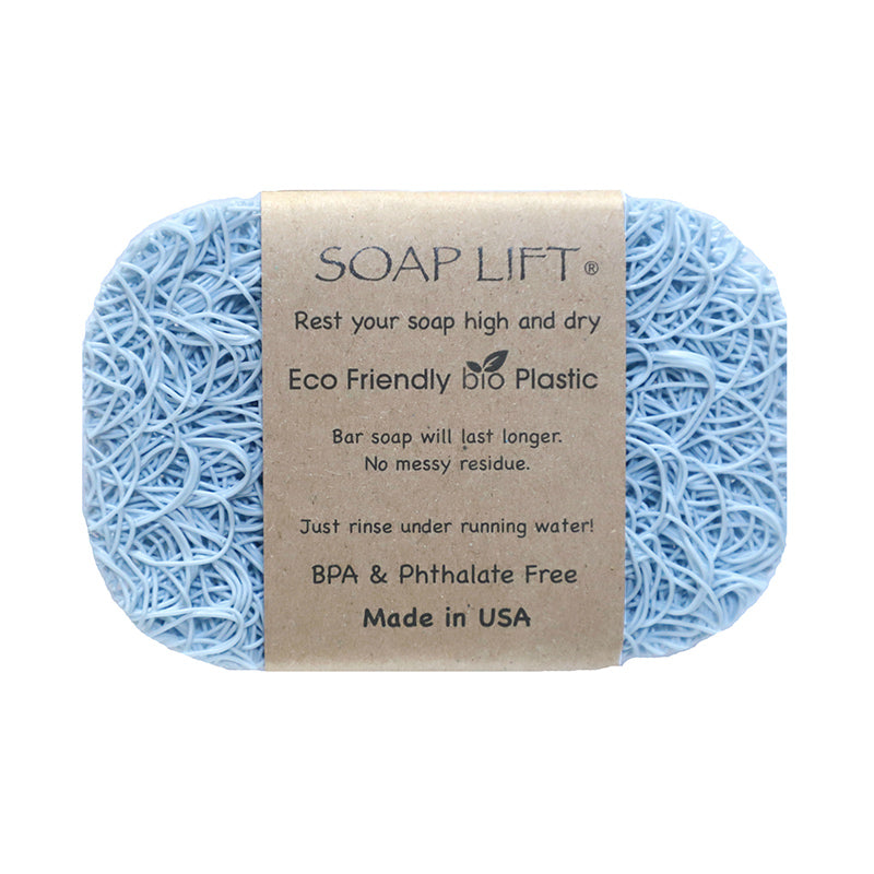 Soap Lift Original Seaside Blue keep soap dry by giving it a lift