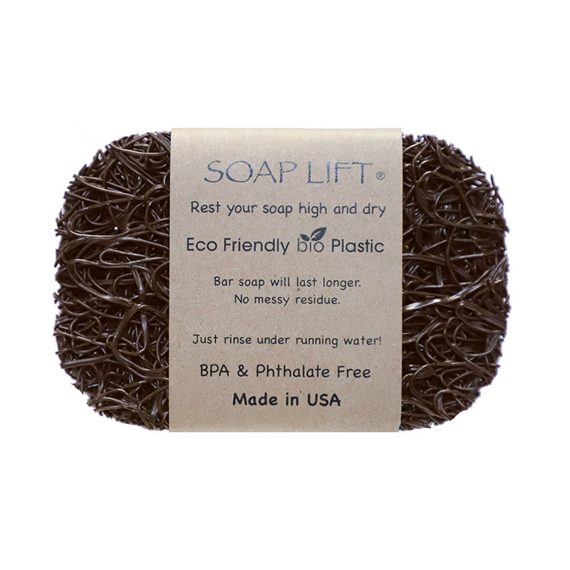 Soap Lift Original Brown keep soap dry by giving it a lift