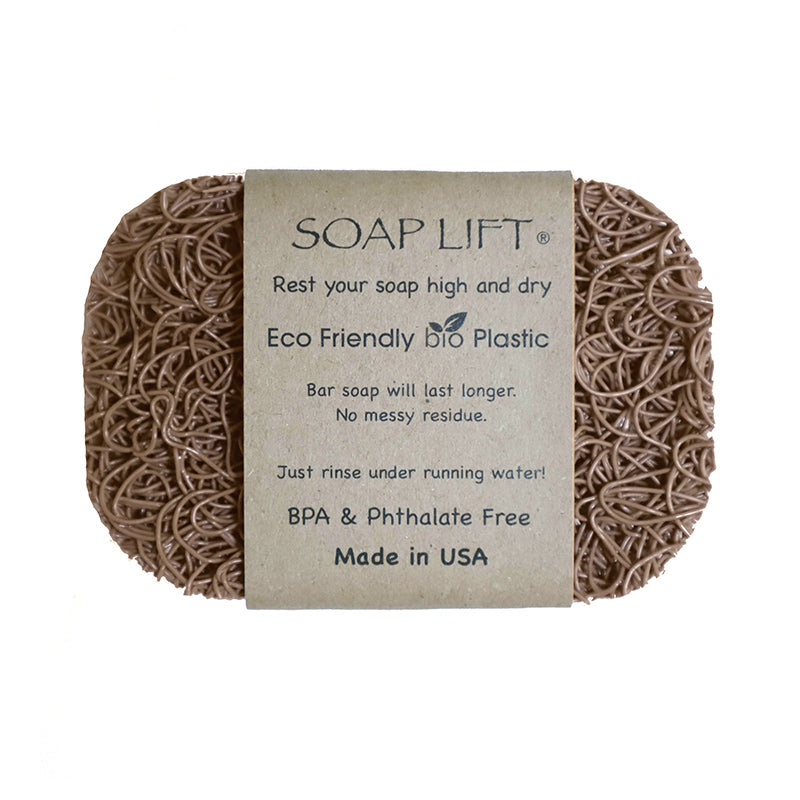 Soap Lift Original Tan keep soap dry by giving it a lift