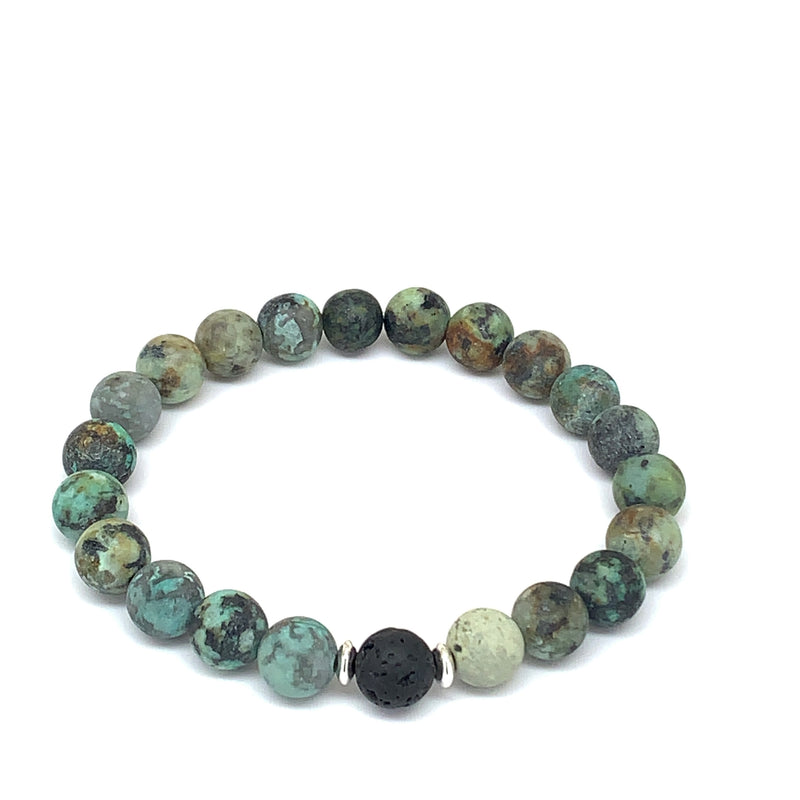Frosted Turquoise Diffuser Bracelet