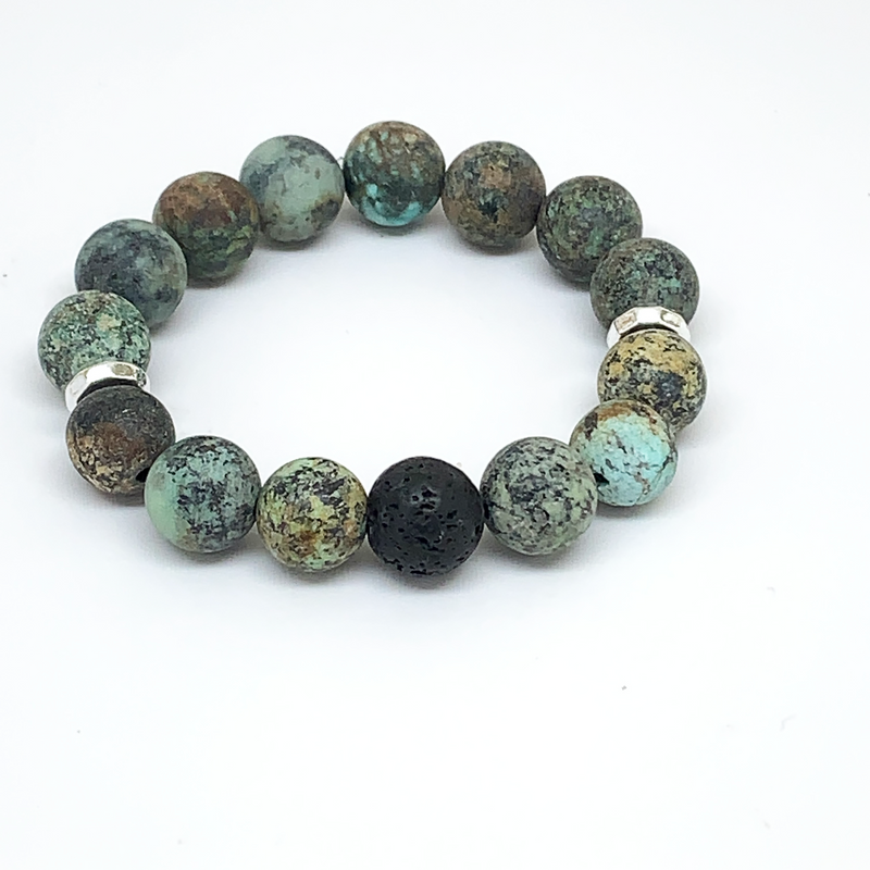 Frosted Turquoise Diffuser Bracelet